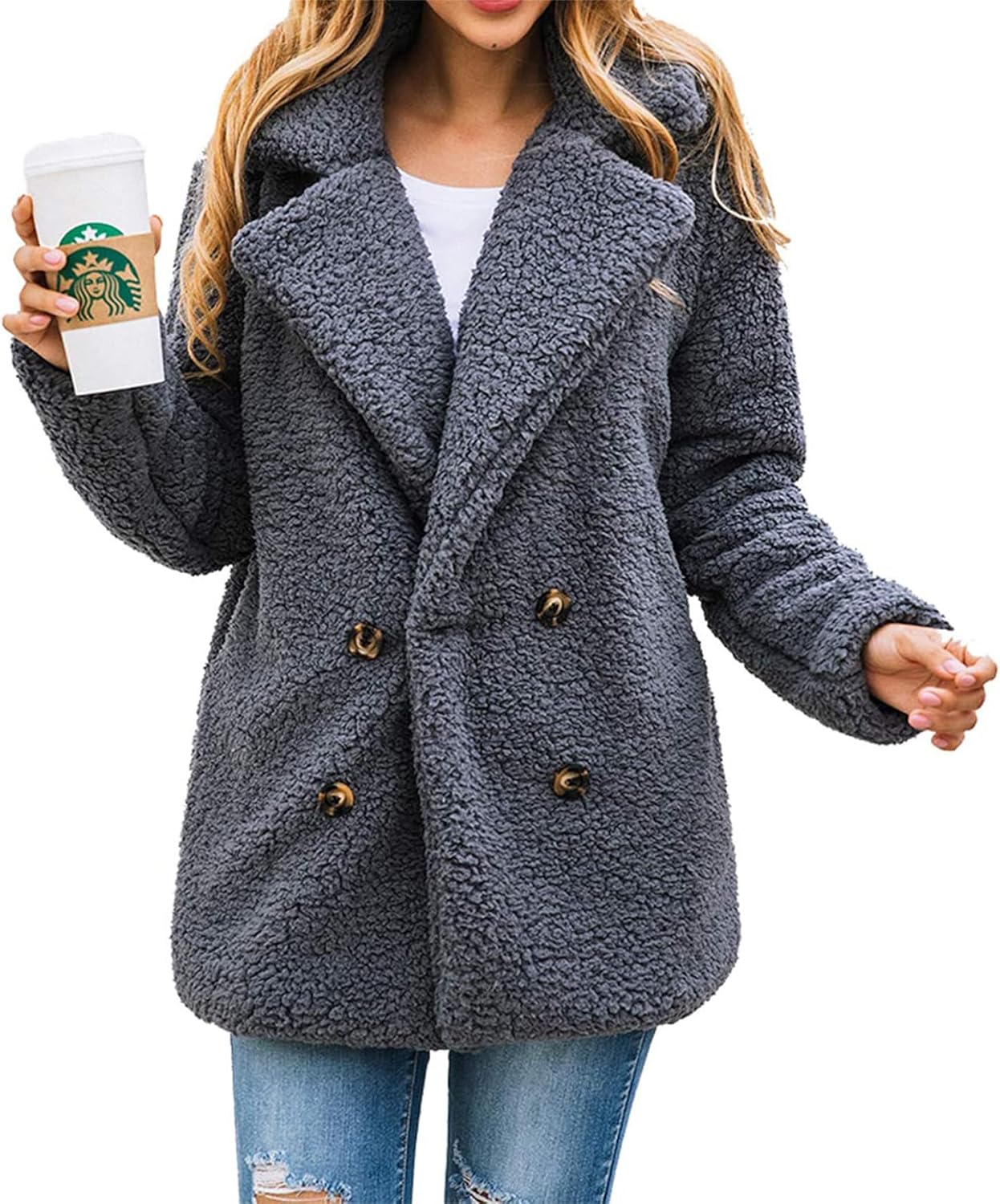 Zimonto - PRETTYGARDEN Women's Fashion Winter Coat Sherpa Fleece Faux Fur Shearling Oversized Trendy Jackets Warm Outerwear Import Single ASIN Import Multiple ASIN ×Product customization General Description Gallery Reviews Variations Addi Fur & Faux Fur