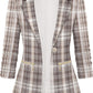 Zimonto - Genhoo Women's Long Sleeve Blazer Open Front Cardigan Jacket Work Office Blazer with Zipper Pockets S-3XL Import Single ASIN Import Multiple ASIN ×Product customization General Description Gallery Reviews Variations Additional d Blazers