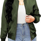 Zimonto - sexycherry Casual Jackets for Women Long Sleeve Lightweight Outwear Bomber Coats with Pockets Import Single ASIN Import Multiple ASIN ×Product customization General Description Gallery Reviews Variations Additional details Produ Casual Jackets
