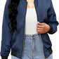 Zimonto - sexycherry Casual Jackets for Women Long Sleeve Lightweight Outwear Bomber Coats with Pockets Import Single ASIN Import Multiple ASIN ×Product customization General Description Gallery Reviews Variations Additional details Produ Casual Jackets