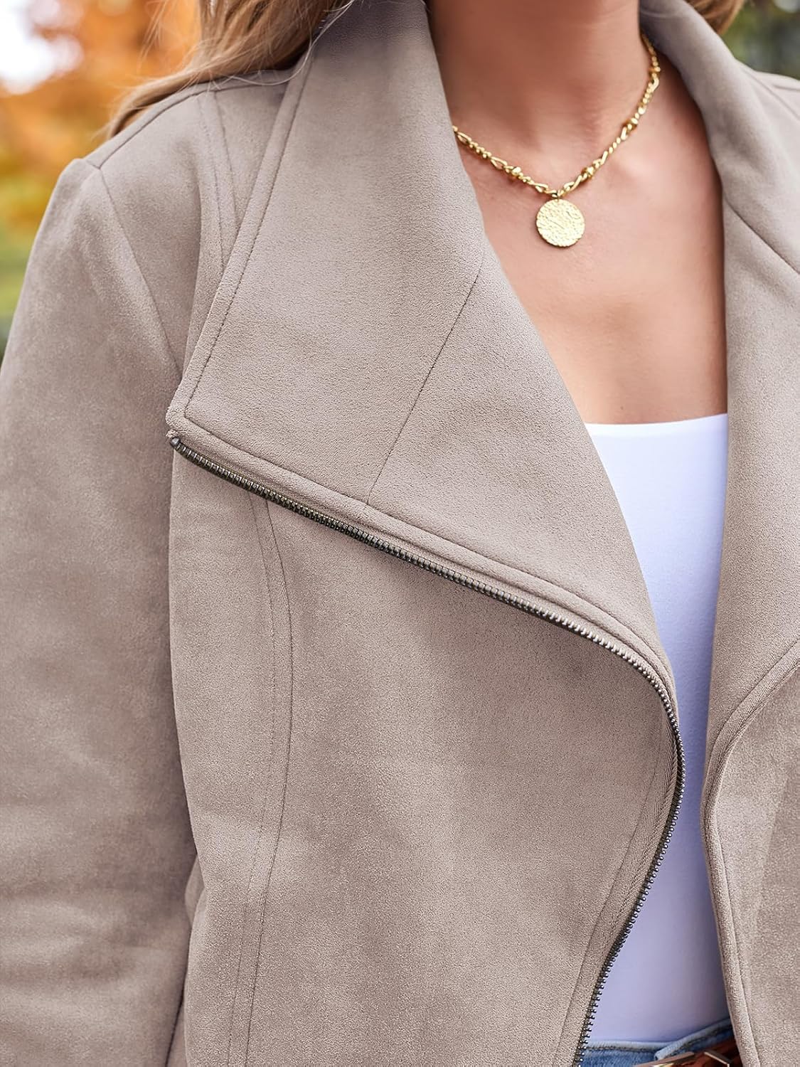Zimonto - AUTOMET Womens Faux Leather Jackets Suede Fall Fashion 2025 Outfits Winter Clothes Open Front Cropped Coat Outwear Import Single ASIN Import Multiple ASIN ×Product customization General Description Gallery Reviews Variations Add Leather & Faux Leather