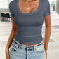 Devine Scoop Neck Short Sleeve T-Shirt