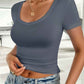 Devine Scoop Neck Short Sleeve T-Shirt