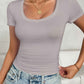 Devine Scoop Neck Short Sleeve T-Shirt