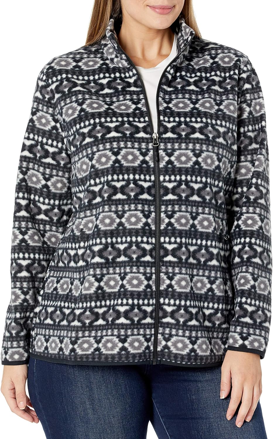 Zimonto - Amazon Essentials Women's Classic-Fit Full-Zip Polar Soft Fleece Jacket (Available in Plus Size) Import Single ASIN Import Multiple ASIN ×Product customization General Description Gallery Reviews Variations Additional details Pr Fleece
