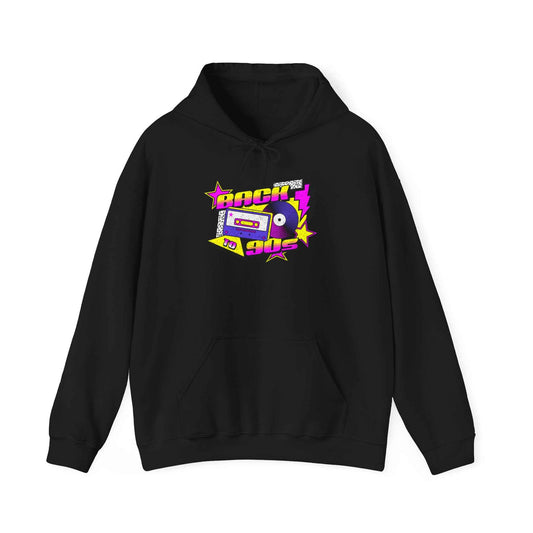 Back to 90s Hoodie — Retro Roller Skate Pullover