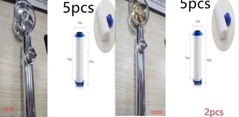 New Turbo Propeller Shower Head Water Saving High Preassure Flow 360 Degrees With Fan Extension Showerhead Rainfall With Holder