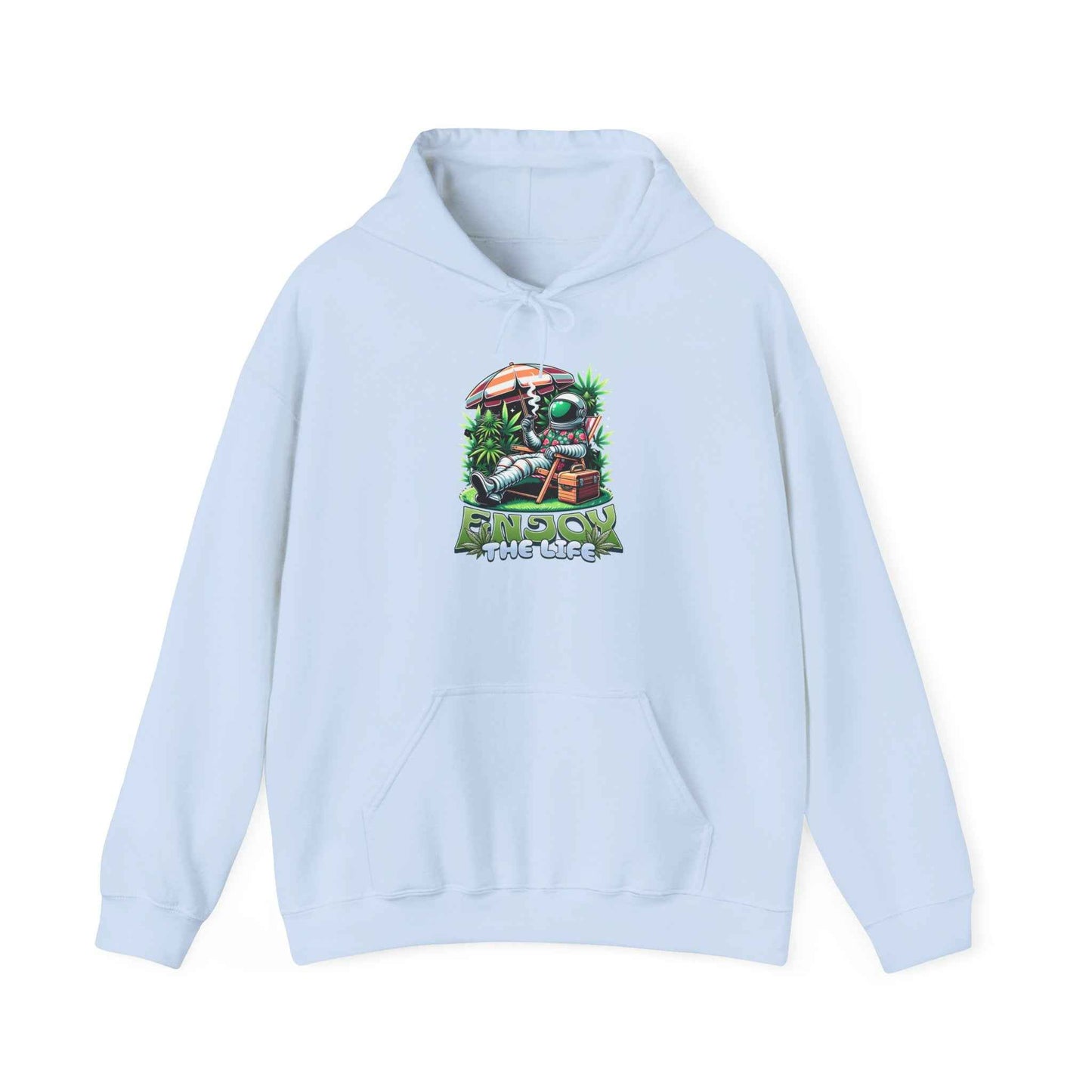 Astronaut Enjoy The Life  Plant Floral Cartoon Graphic Pullover