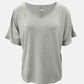 Full Size Scoop Neck Short Sleeve T-Shirt