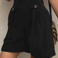 Perfee Decorative Button Pocketed Shorts