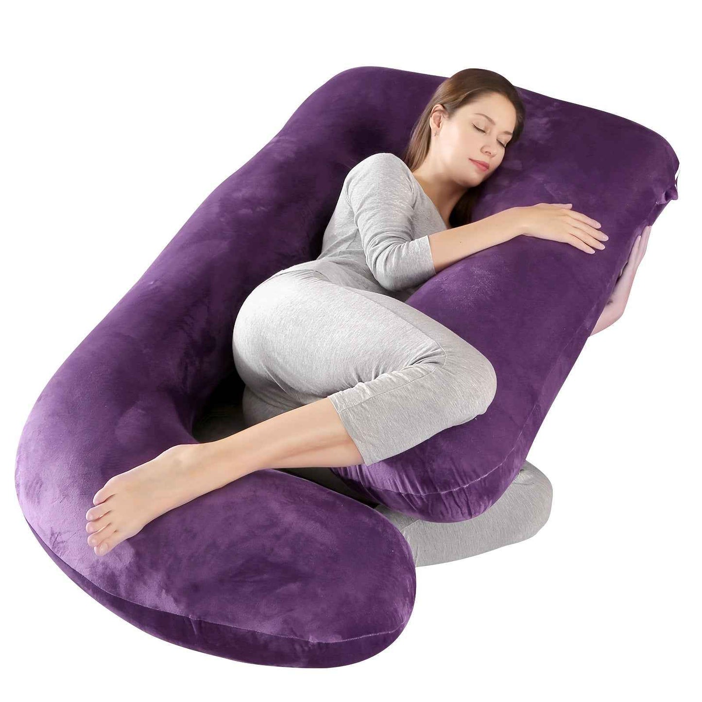 60 JShaped Full Body Pillow Ultimate Sleep Comfort