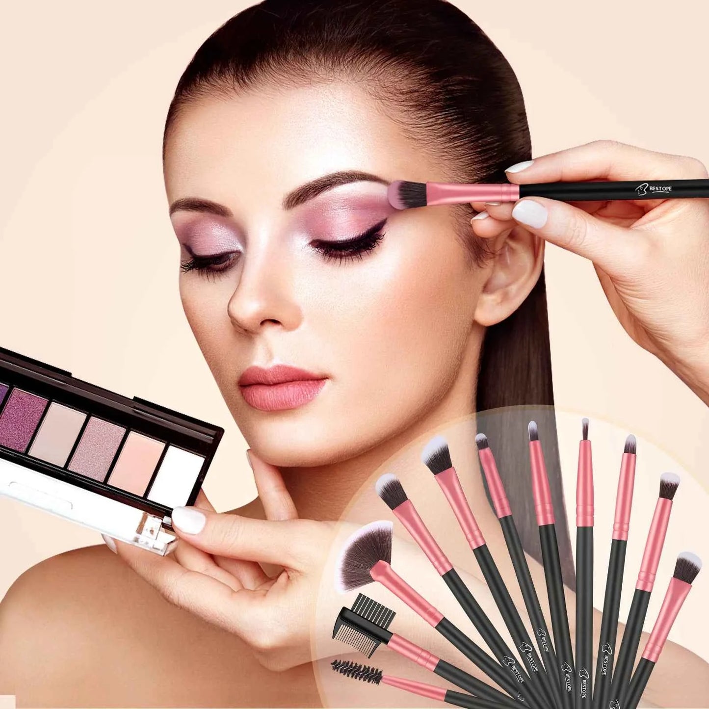 BESTOPE PRO 16Piece Premium Makeup Brush Set