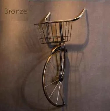 Nordic Bike Decor Wall Art  Functional Racks