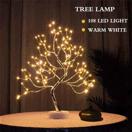 Mini Christmas Tree Night Light Festive Home Glow