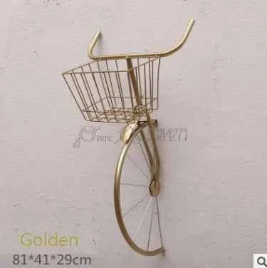 Nordic Bike Decor Wall Art  Functional Racks