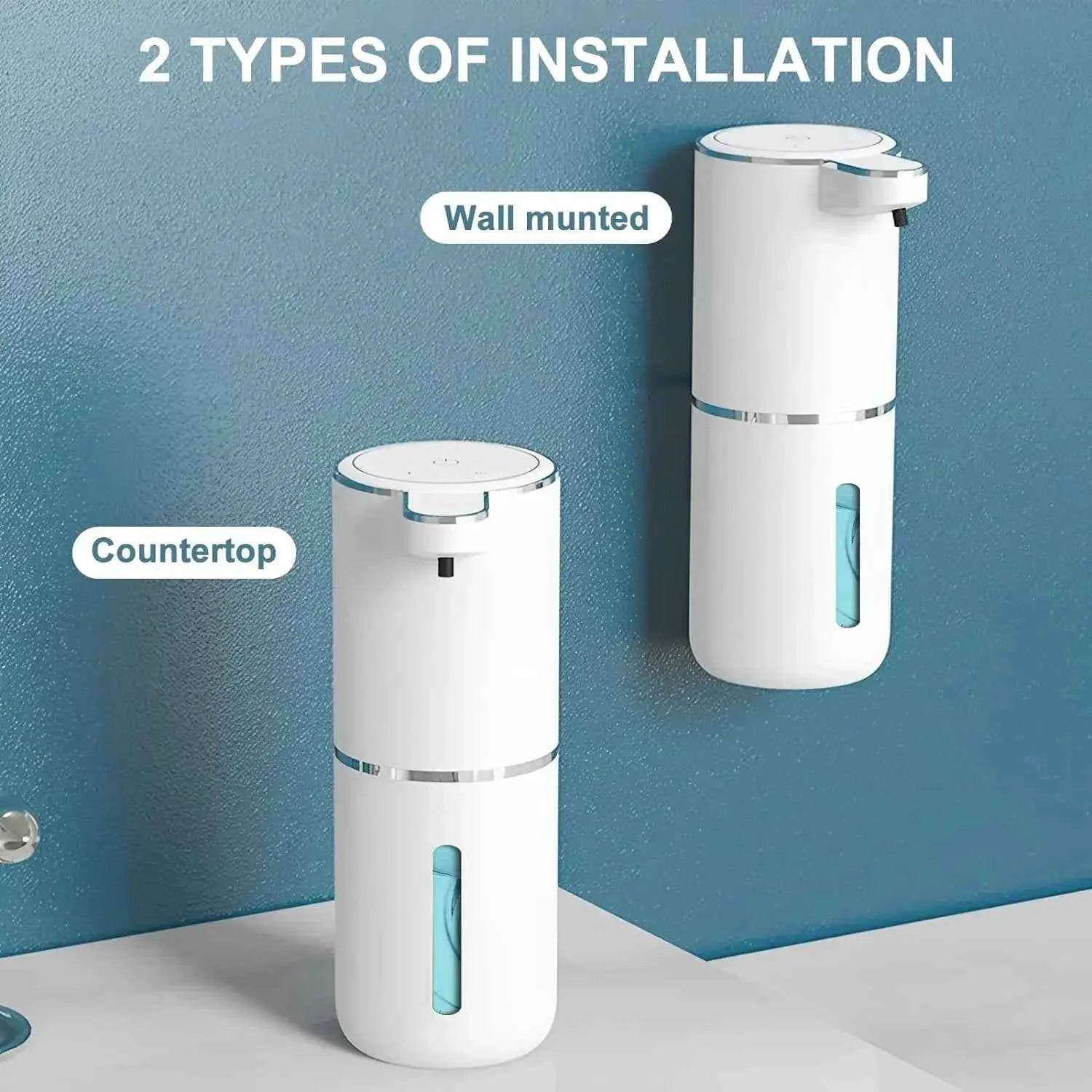 Touchless Foaming Soap Dispenser Rechargeable Adjustable Clean