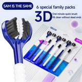 3D UShaped Soft Toothbrush Comprehensive Oral Clean