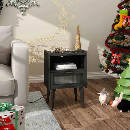 ChargeReady Nightstand Style  Storage at Your Bedside