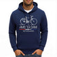 Amsterdam Bike Fleece Hoodie Comfy Multicolor Streetwear