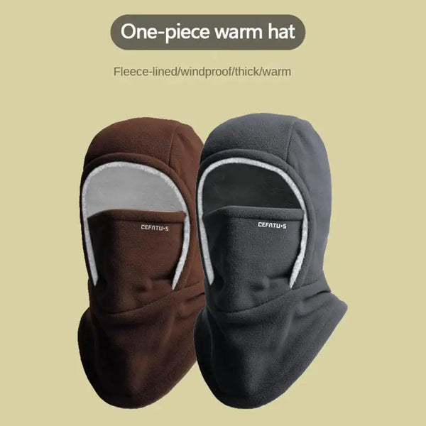Fleece Riding Face Mask, Warm Windproof Balaclava for Outdoor Sports