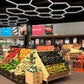Super Bright Hexagon LED Garage Lights  25 Pack