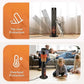 3D Flame Space Heater Powerful Safe and Controllable