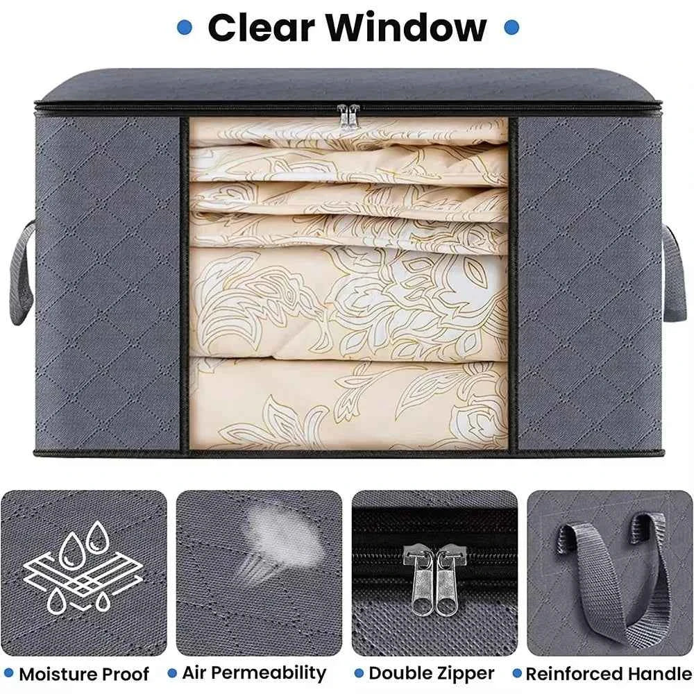 Large Foldable Clothes  Blanket Storage Bags