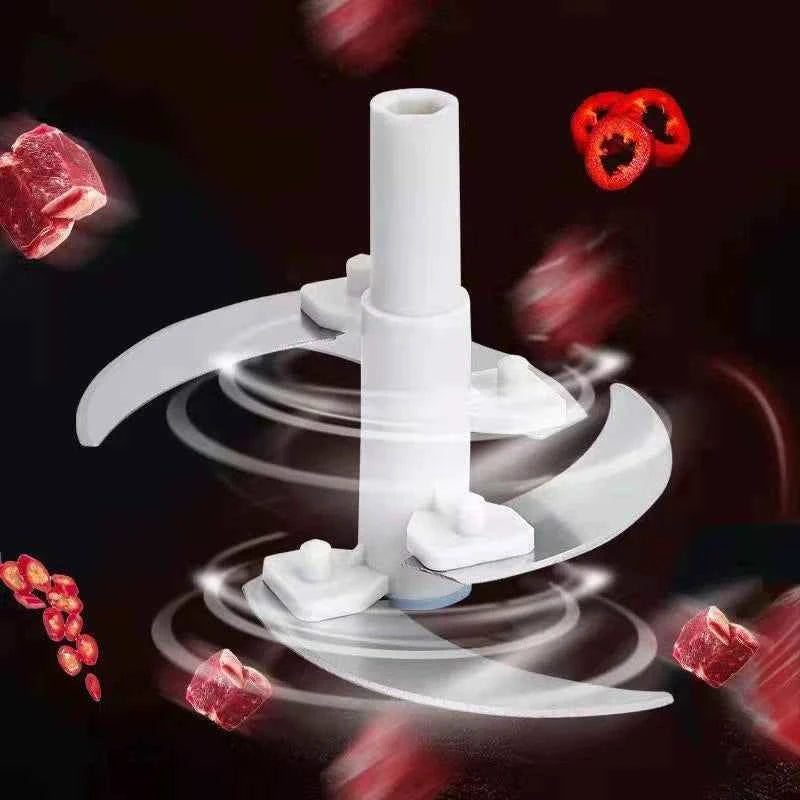 Zimonto Manual Food Chopper - Quick Vegetable Mince, Stir, and Whisk for Easy Meal Prep