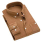Men's Striped  Casual Long Sleeve Business Formal Plaid Shirt