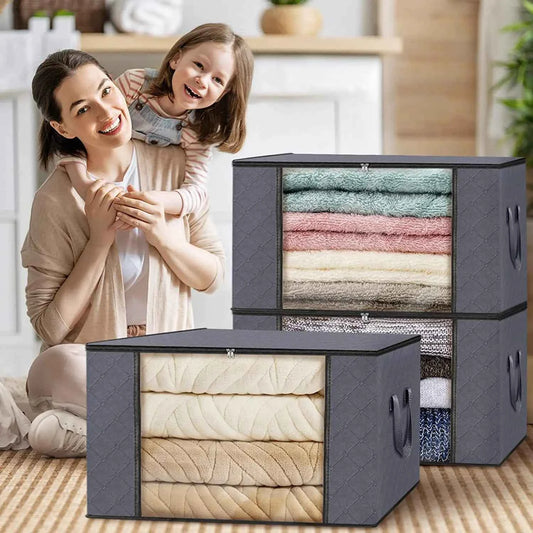 Large Foldable Clothes  Blanket Storage Bags