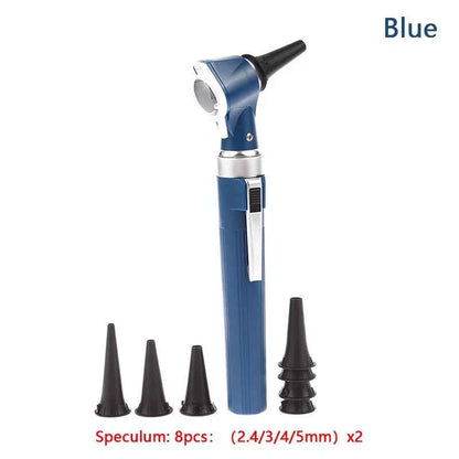 Portable Medical Otoscope Diagnostic Kit with LED  8 Tips