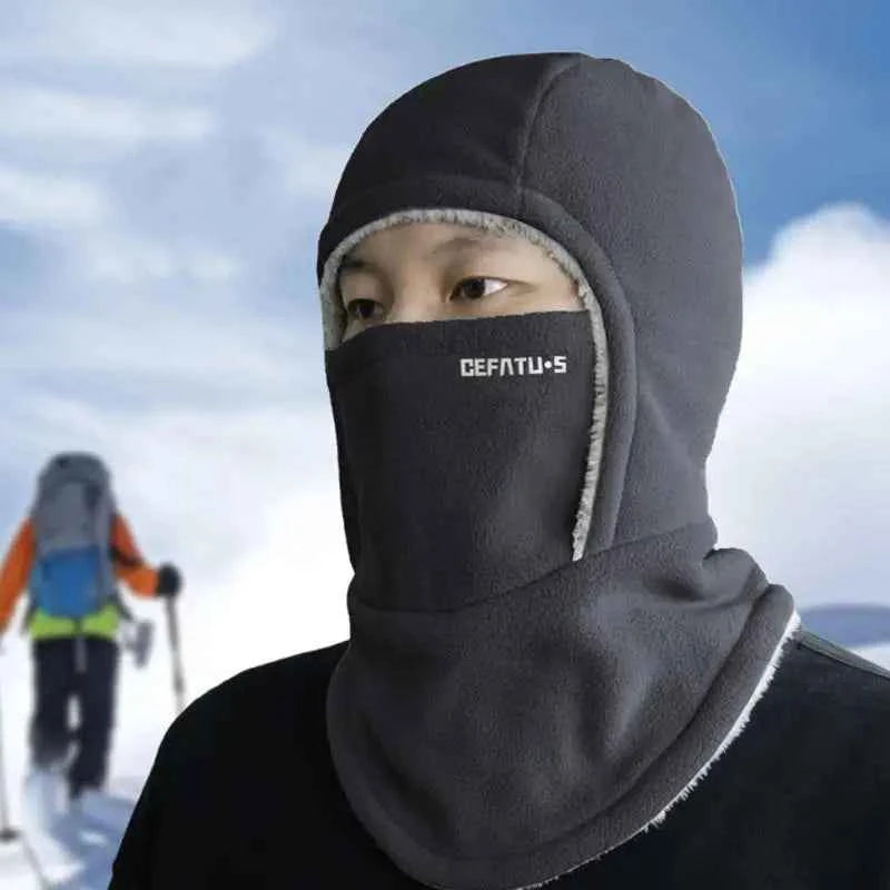 Fleece Riding Face Mask, Warm Windproof Balaclava for Outdoor Sports