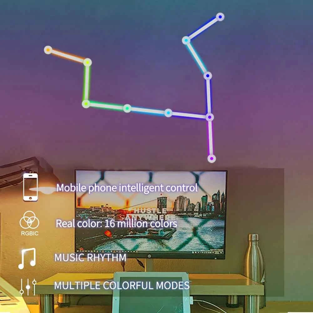 Wiscolor Smart RGB Wall Light Music  Atmosphere