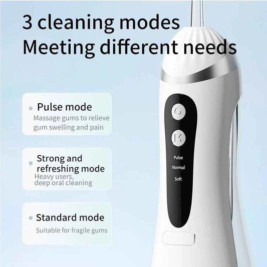 Rechargeable Portable Water Flosser Cleaner Brighter Smile