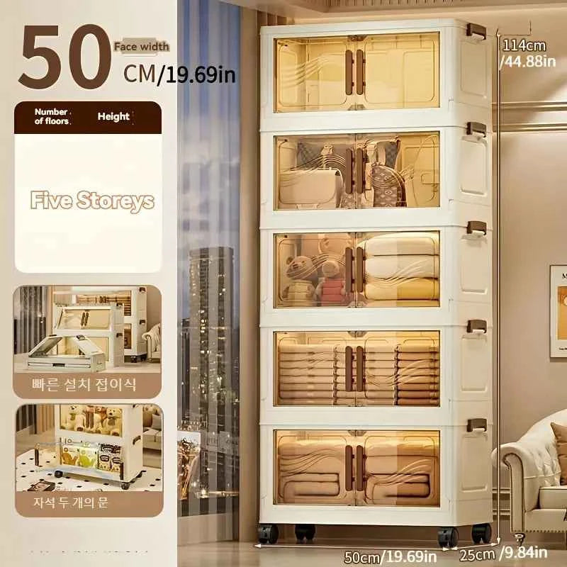 ClearDoor Foldable Storage Organize Clothes Books Toys Easily