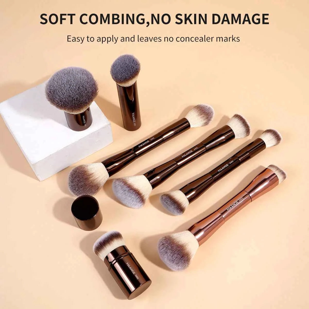 MAANGE Pro Makeup Brush Set Blend Define Perfect