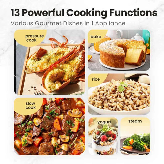 COMFEE 9in1 Electric Pressure Cooker Effortless Meals