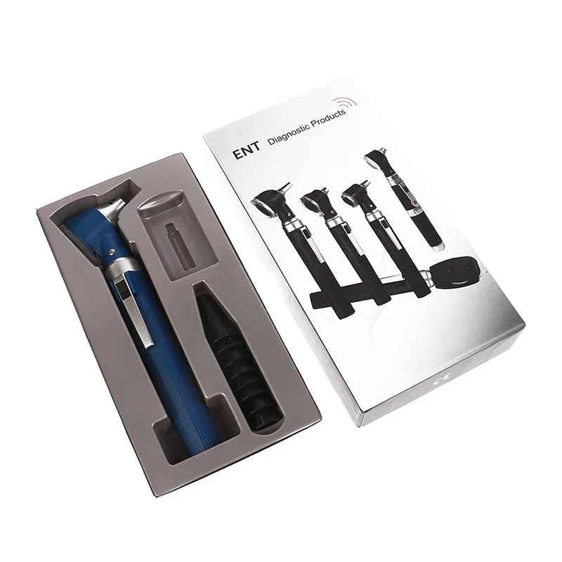 Portable Medical Otoscope Diagnostic Kit with LED  8 Tips