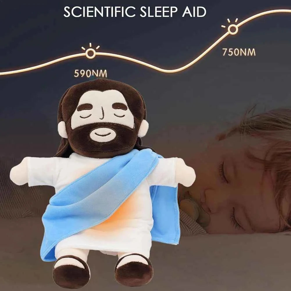 Breathing Jesus Plush Comfort Music and Faith for Kids