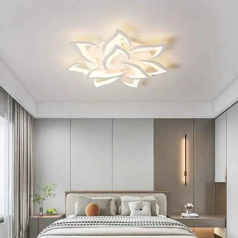 Modern Acrylic LED Ceiling Light Elegant Interior Lighting