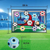 Kids Outdoor Indoor Soccer Game Mat Set Soccer Games Children Football Training Boy Gifts