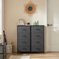 JHK Bedroom Dresser Stylish Storage Steel Frame Closet