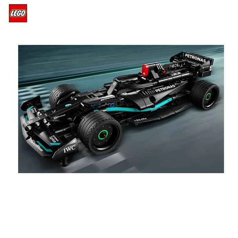 LEGO Technic Mercedes F1 W14 Build Race Play