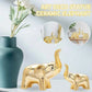Lucky Elephant Pair Ceramic Home Decor Gift