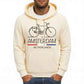 Amsterdam Bike Fleece Hoodie Comfy Multicolor Streetwear