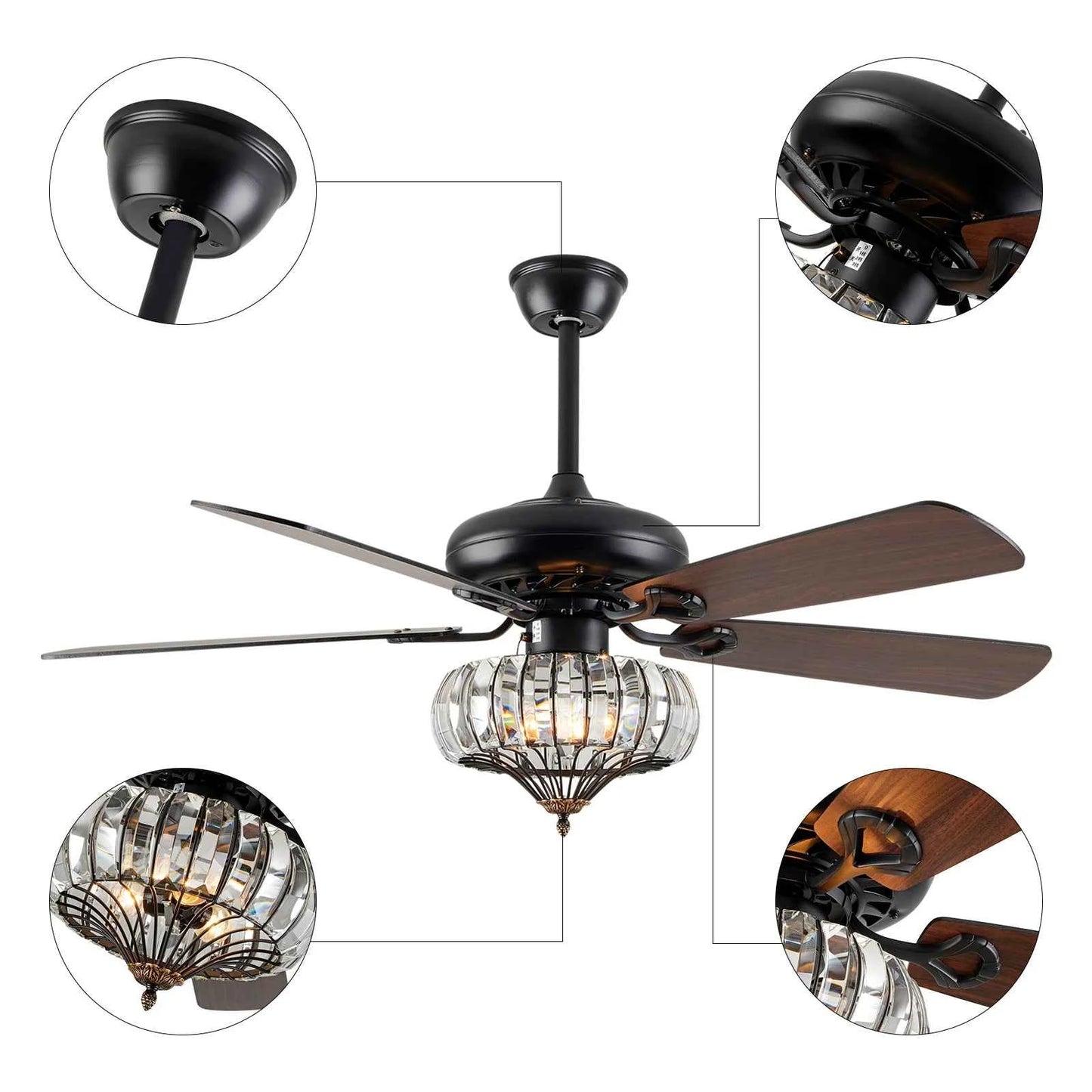 Smart Silent Ceiling Fan Light Modern Comfort