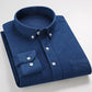 Men's Striped  Casual Long Sleeve Business Formal Plaid Shirt