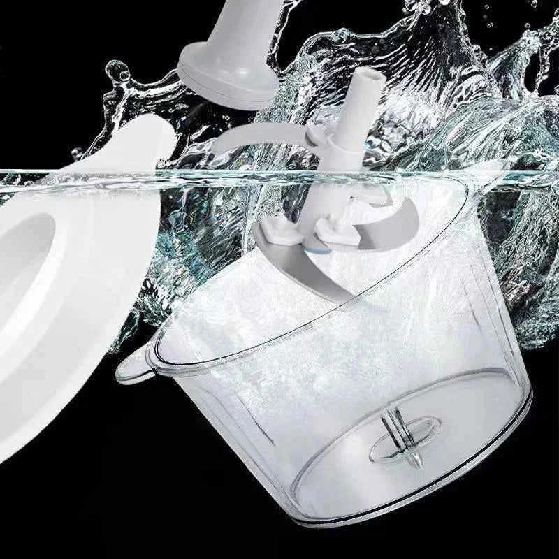 Zimonto Manual Food Chopper - Quick Vegetable Mince, Stir, and Whisk for Easy Meal Prep