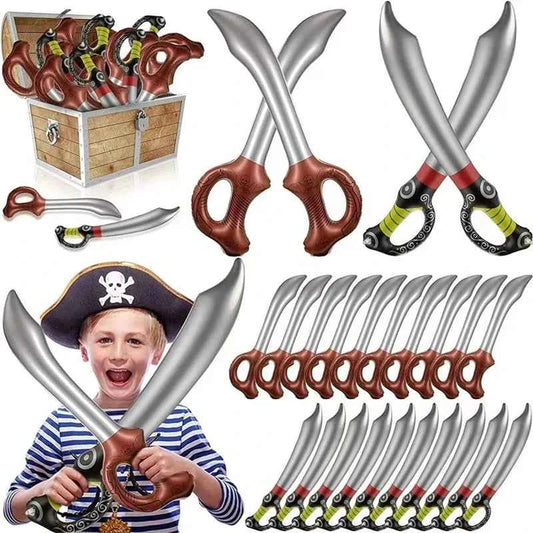 Inflatable Pirate Swords Party Favors Cosplay  Fun