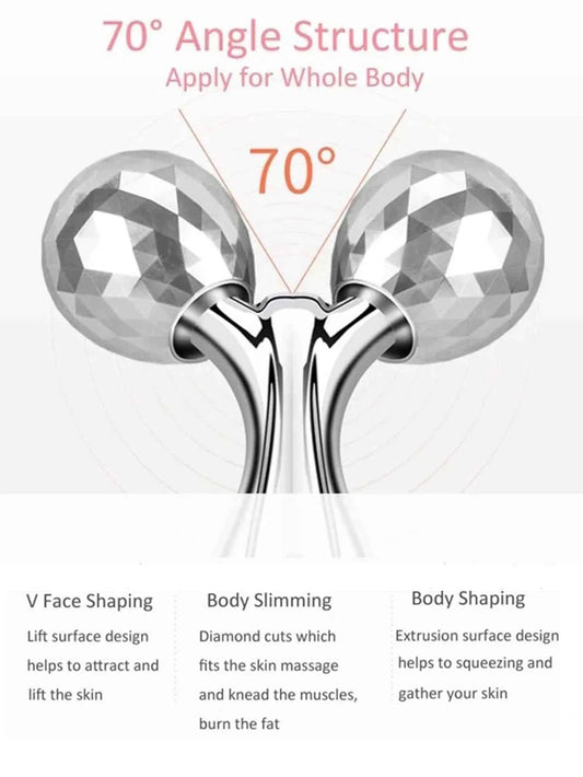 3D Facial Roller Massager Lift Tighten Rejuvenate Skin